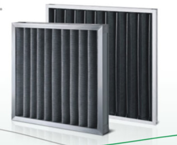 Galvanized Mesh Aluminium Mesh Aktif Karbon Pleated Filter Udara Dapat Lipat