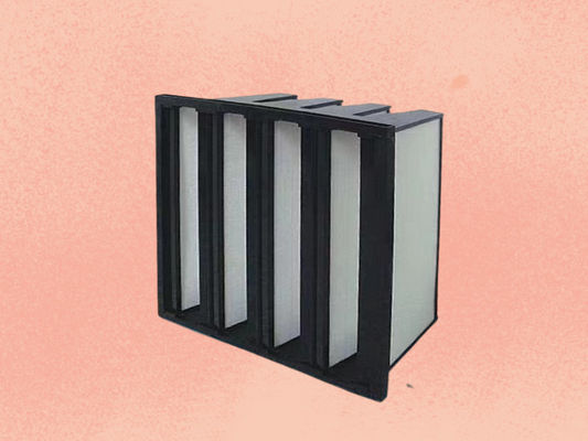 Tipe V Gabungan Kompak Lipat G4 Filter Hepa AC