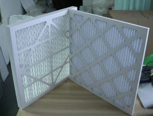Filter Udara G3 G4 Merv 8 Hepa Komersial Untuk HVAC, Filter Panel Lipit