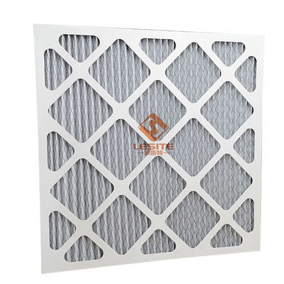 Filter Udara G3 G4 Merv 8 Hepa Komersial Untuk HVAC, Filter Panel Lipit