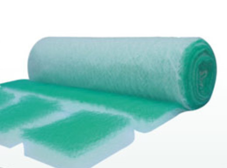 Low Resistance Medium Filter Media / Ceiling Filter Untuk Spray Booth Kinerja Filtrasi Smog yang Baik