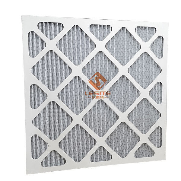 Filter Udara G3 G4 Merv 8 Hepa Komersial Untuk HVAC, Filter Panel Lipit