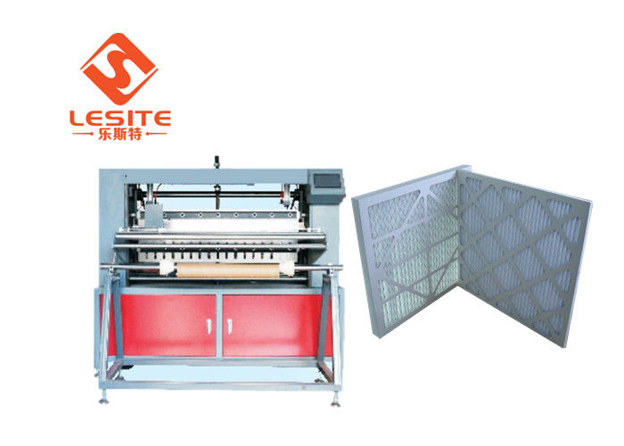 HEPA Filter Udara Servo Motor Control Filter Udara Mesin Pleating Komersial