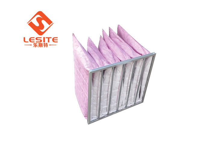 Filter Bag Aluminium F8 Permeabilitas Udara Yang Baik Untuk Ruang Non Debu