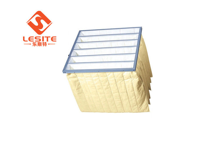 Filter Bag F9 Enam Tas yang Dapat Digunakan Kembali, Filter Udara 0,1 Mikron Untuk Sistem Kondisi Udara